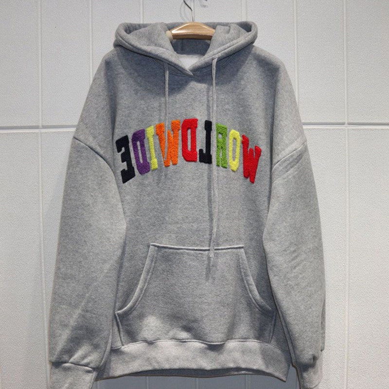 World Style Pullover Hoodie – Fleece Jacket for Him & Her