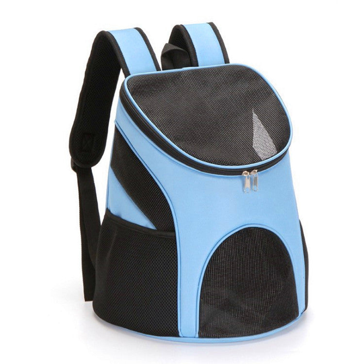 Breathable Folding Pet Backpack – Mesh Travel Carrier Bag for Cats, Small Dogs & Puppies, Portable Outing Bag for Pets