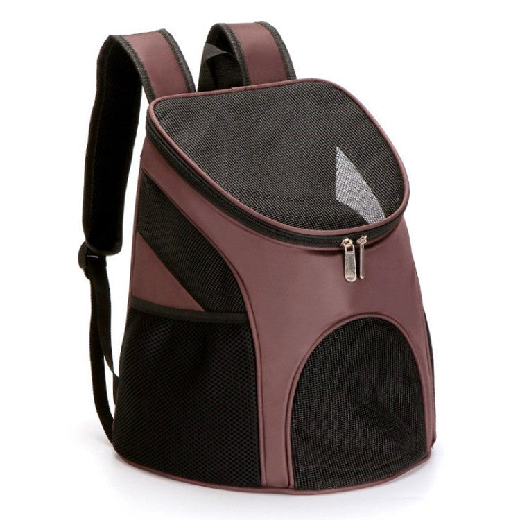 Breathable Folding Pet Backpack – Mesh Travel Carrier Bag for Cats, Small Dogs & Puppies, Portable Outing Bag for Pets
