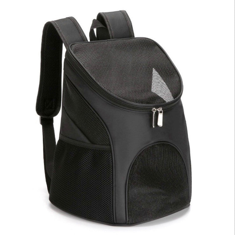 Breathable Folding Pet Backpack – Mesh Travel Carrier Bag for Cats, Small Dogs & Puppies, Portable Outing Bag for Pets