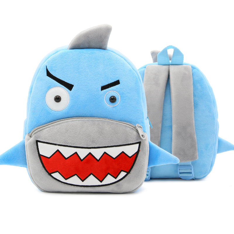 Zoo Series Cute Plush Children’s Backpack – Animal-Themed Shoulder Bag for Kindergarten & Early Education