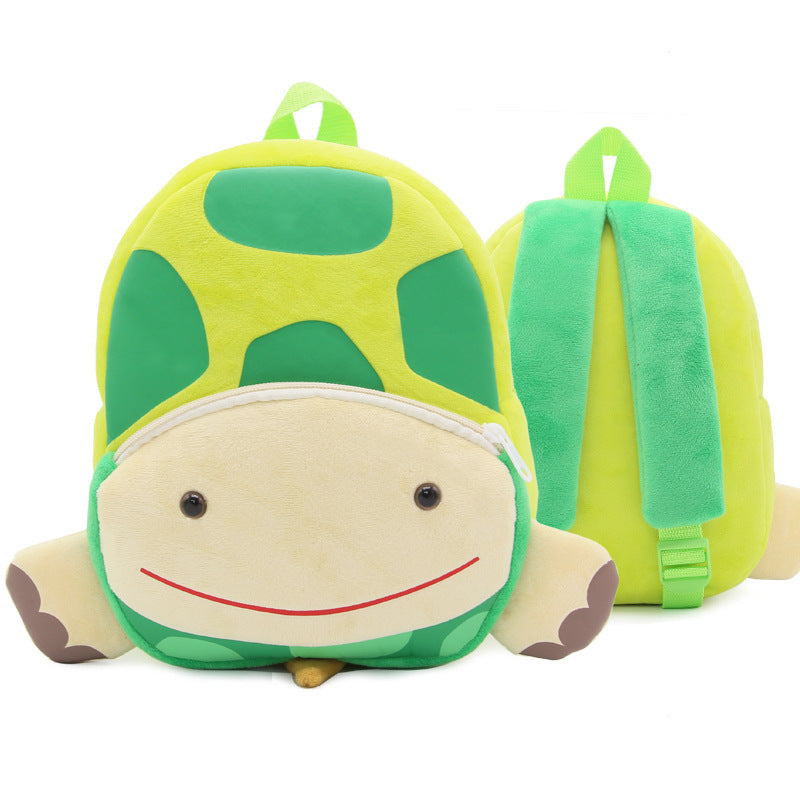 Zoo Series Cute Plush Children’s Backpack – Animal-Themed Shoulder Bag for Kindergarten & Early Education