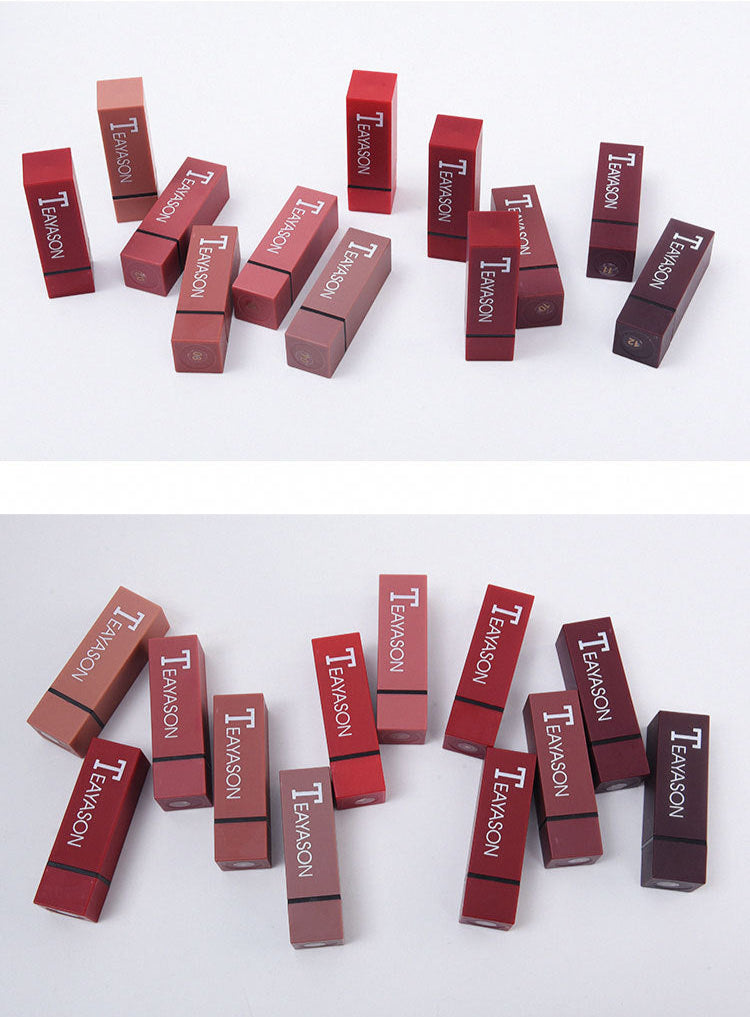Matte Lipstick Gift Set – 12 Colors, Square Tube, Bold & Trendy Shades with Velvet Finish