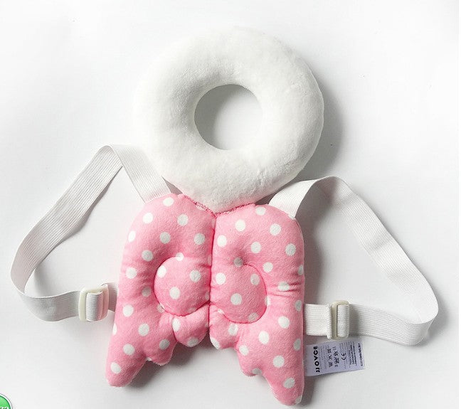 Baby Head Protection Pad with Cute Wings – Toddler Neck Support & Nursing Drop-Resistant Cushion