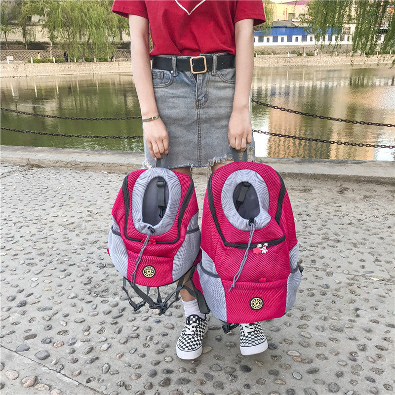 Pet Backpack Carrier – Lightweight, Portable, and Breathable for Dogs & Cats