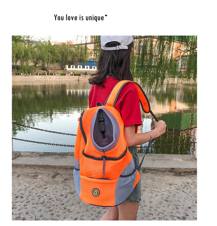 Pet Backpack Carrier – Lightweight, Portable, and Breathable for Dogs & Cats