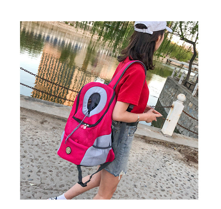Pet Backpack Carrier – Lightweight, Portable, and Breathable for Dogs & Cats