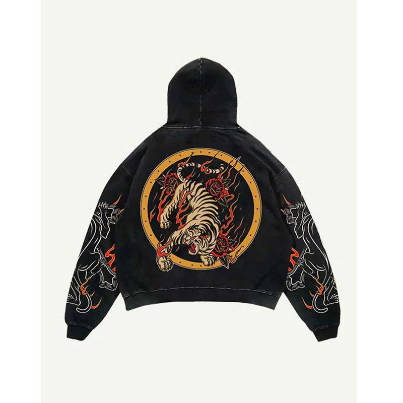 Men’s 2025 Skull Skeleton 3D Graphic Hoodie – Trendy Pullover Sweatshirt