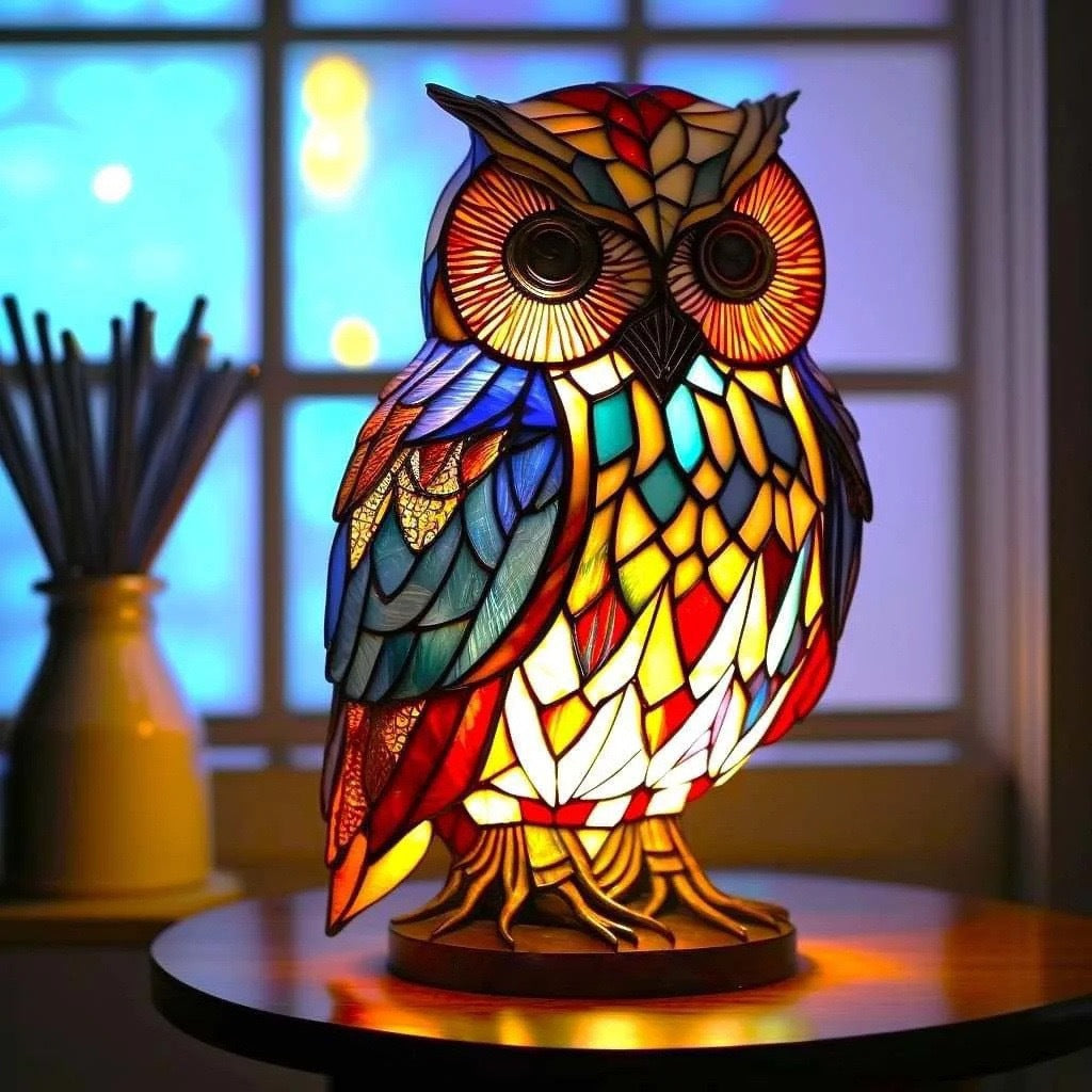 Rustic Bull Head Resin Lamp – USB-Powered LED Light for Home, Office, or Lounge Décor