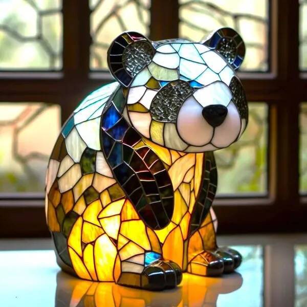 Rustic Bull Head Resin Lamp – USB-Powered LED Light for Home, Office, or Lounge Décor