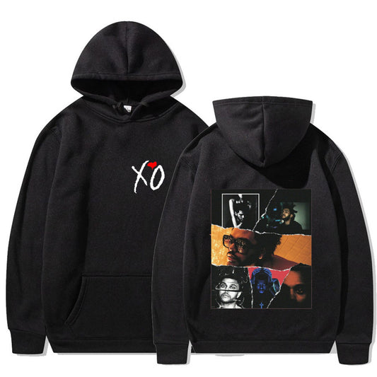 Fashionable Retro The Weeknd Hoodie – Graphic After Print Sweatshirt