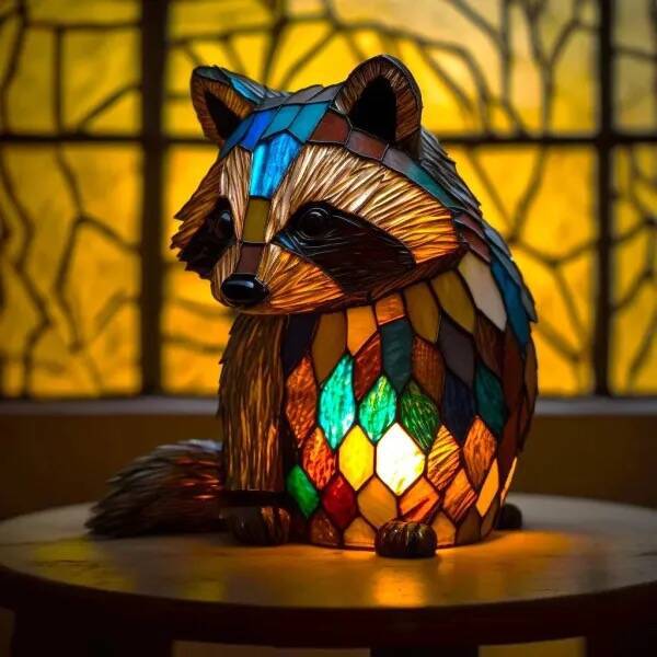 Rustic Bull Head Resin Lamp – USB-Powered LED Light for Home, Office, or Lounge Décor