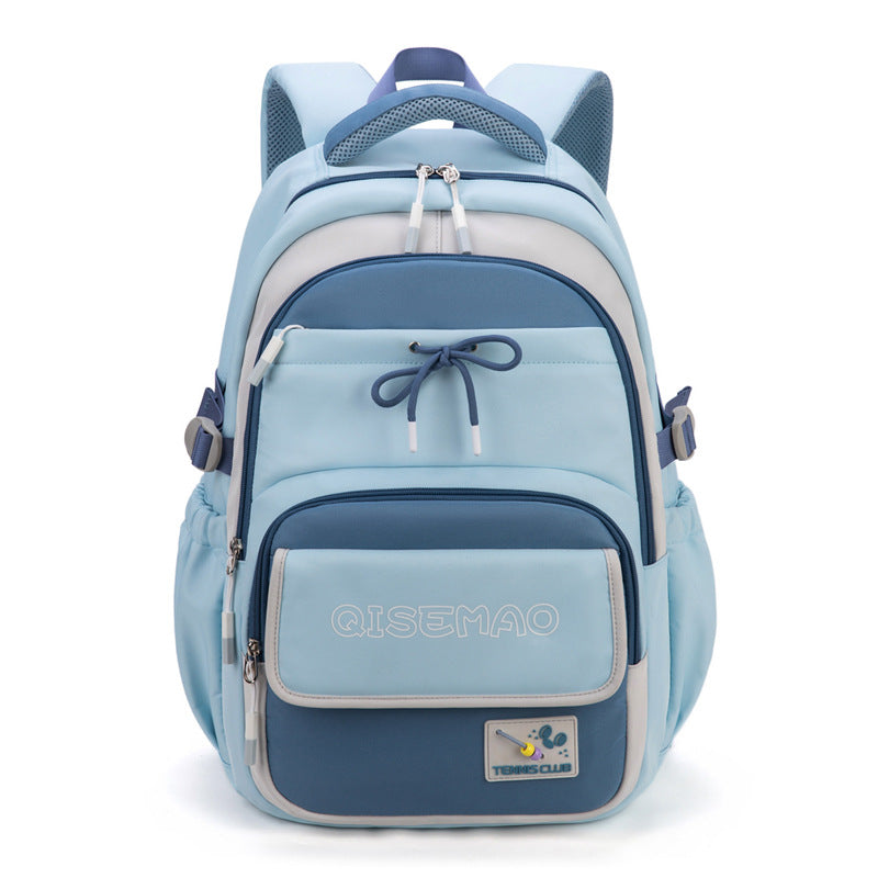 Unisex Campus Backpack 2025 – Contrast Color, Large Storage, Student & Commuter Style