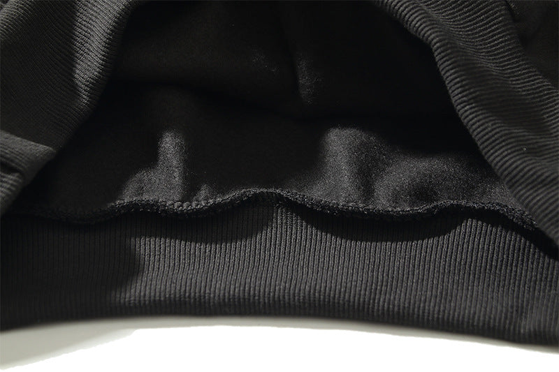 American Streetwear Hoodie – Foam Print Letters, Vintage Look