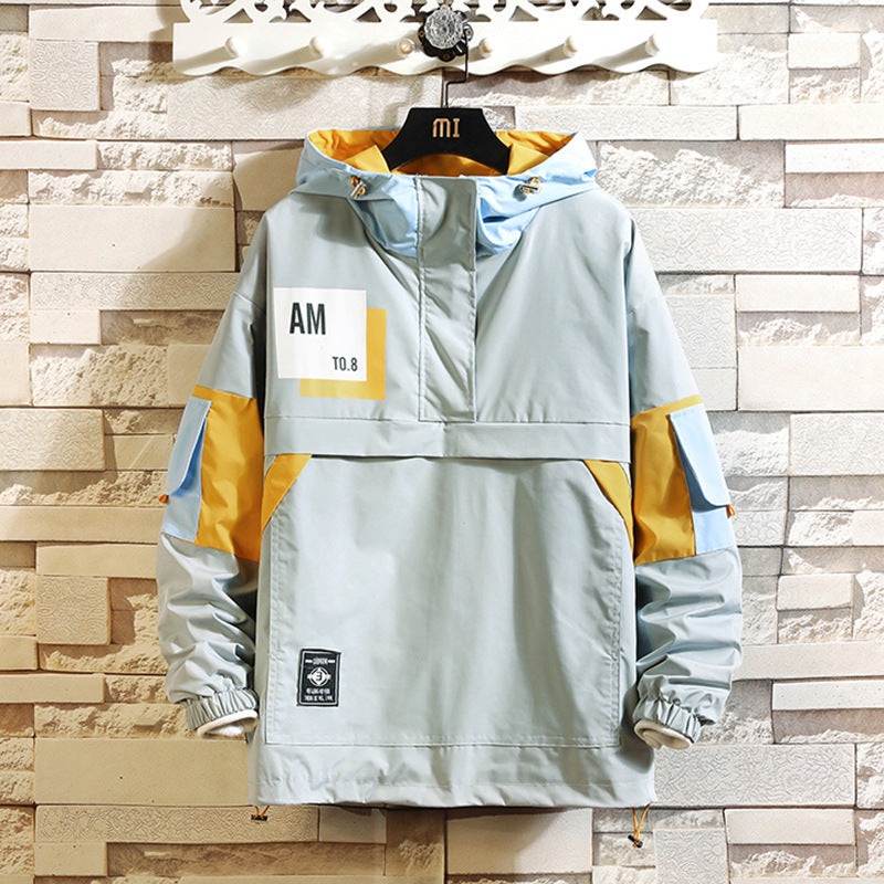 Youth Streetwear Hoodie β Plus Size Printed Pullover Jacket for Men | 2025 Edition