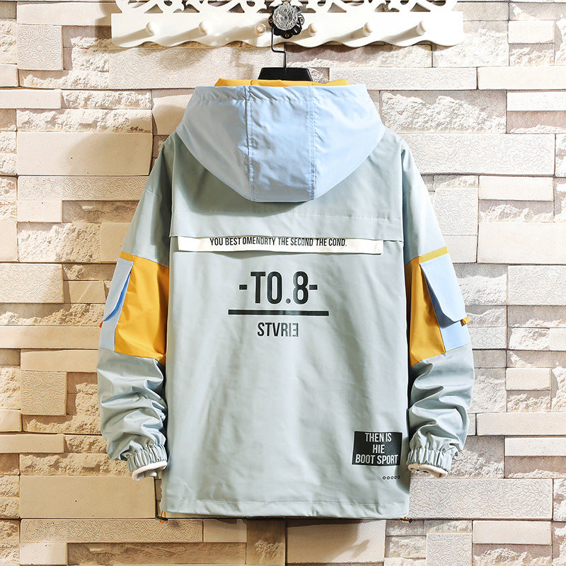 Youth Streetwear Hoodie β Plus Size Printed Pullover Jacket for Men | 2025 Edition