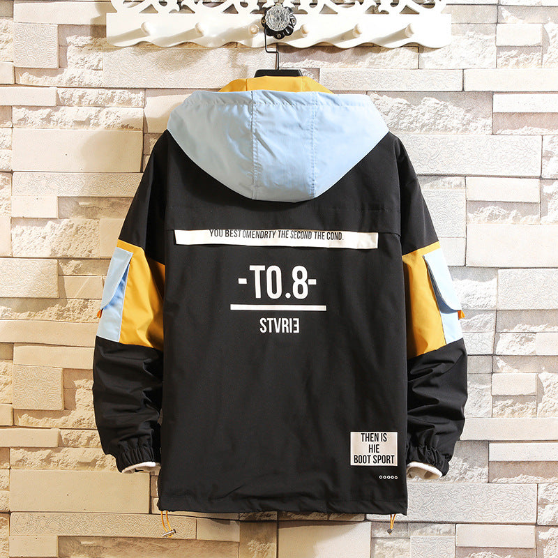 Youth Streetwear Hoodie β Plus Size Printed Pullover Jacket for Men | 2025 Edition