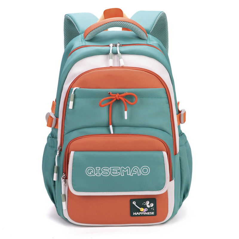 Unisex Campus Backpack 2025 – Contrast Color, Large Storage, Student & Commuter Style