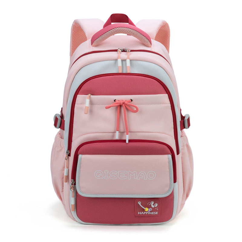 Unisex Campus Backpack 2025 – Contrast Color, Large Storage, Student & Commuter Style