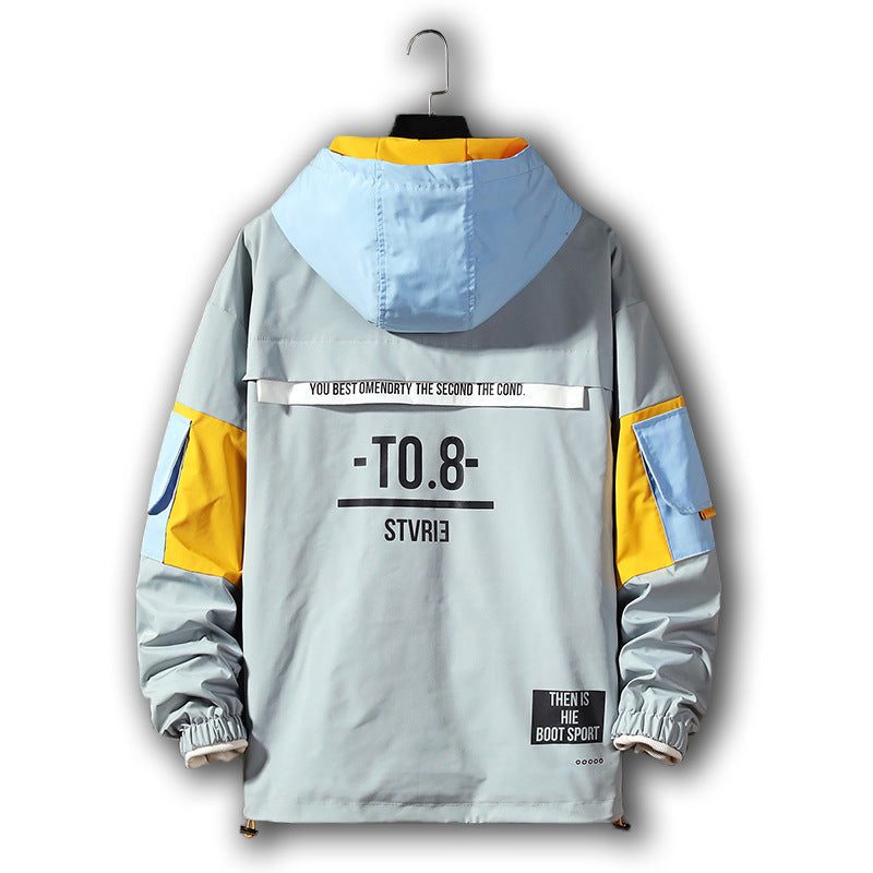 Youth Streetwear Hoodie β Plus Size Printed Pullover Jacket for Men | 2025 Edition
