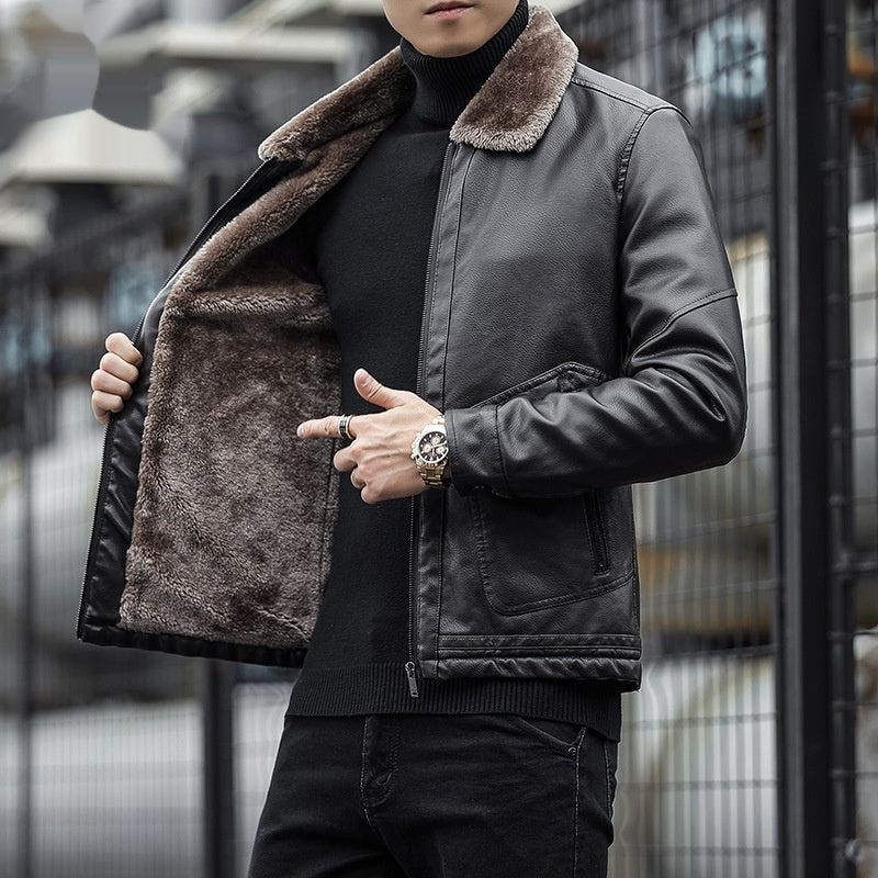 Men’s Insulated Thermal Jacket – Casual Winter Outerwear