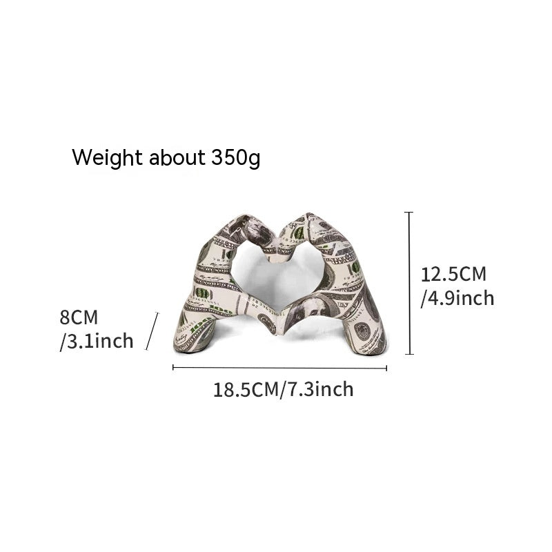 Graffiti Love Gesture Decoration Home Living Room Office