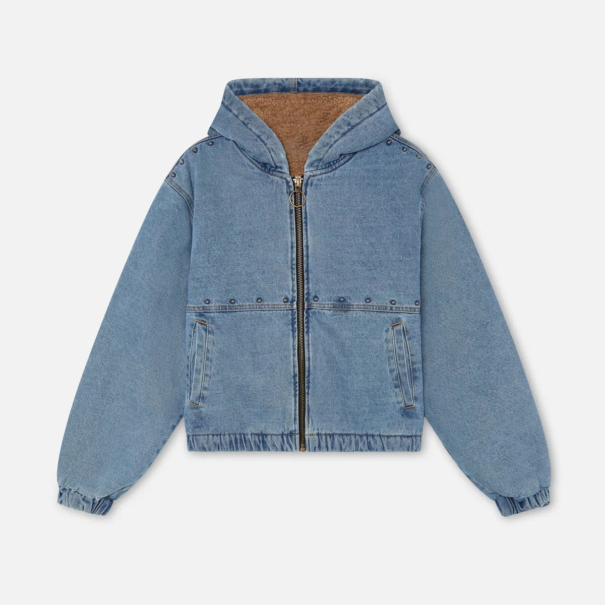 YouthFlex Denim Jacket with Fleece Lining