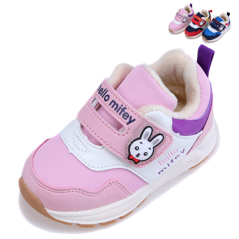 Little rabbit fei'er big cotton thickened men's sports shoes