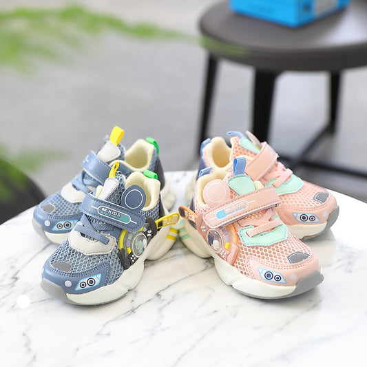 Single-Layer Net Slip-On Children's Functional Shoes