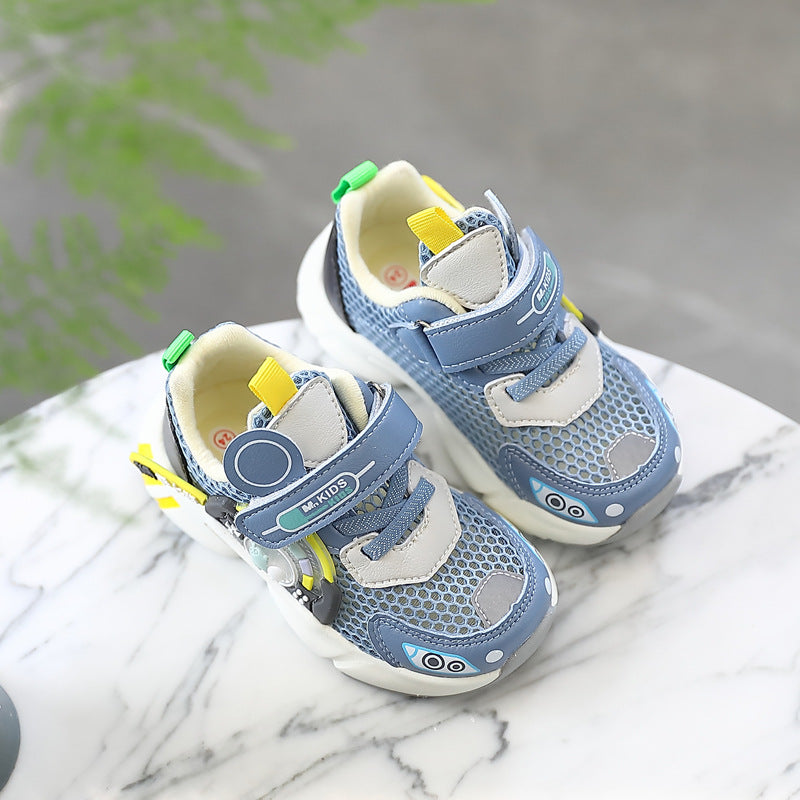 Single-Layer Net Slip-On Children's Functional Shoes