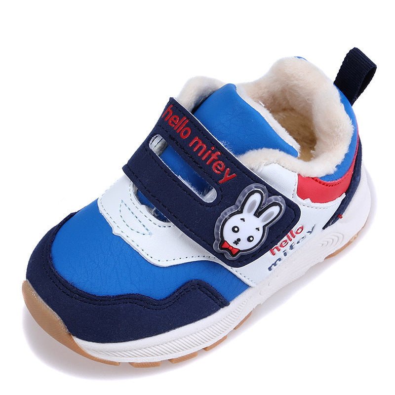 Little rabbit fei'er big cotton thickened men's sports shoes