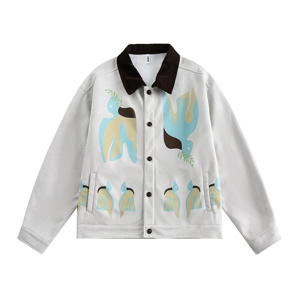 Stitching Contrast Color Jacket Women