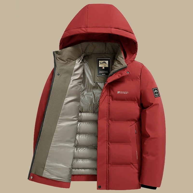 HeatLock Fleece Down Winter Jacket