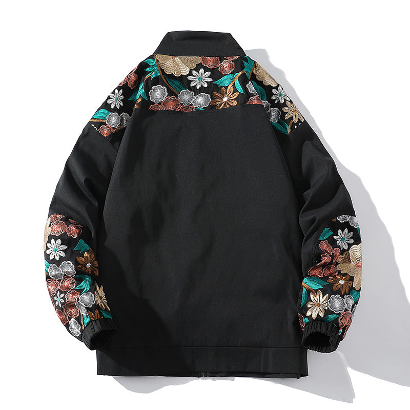 Fashion Casual Cool Embroidery Coat For Men