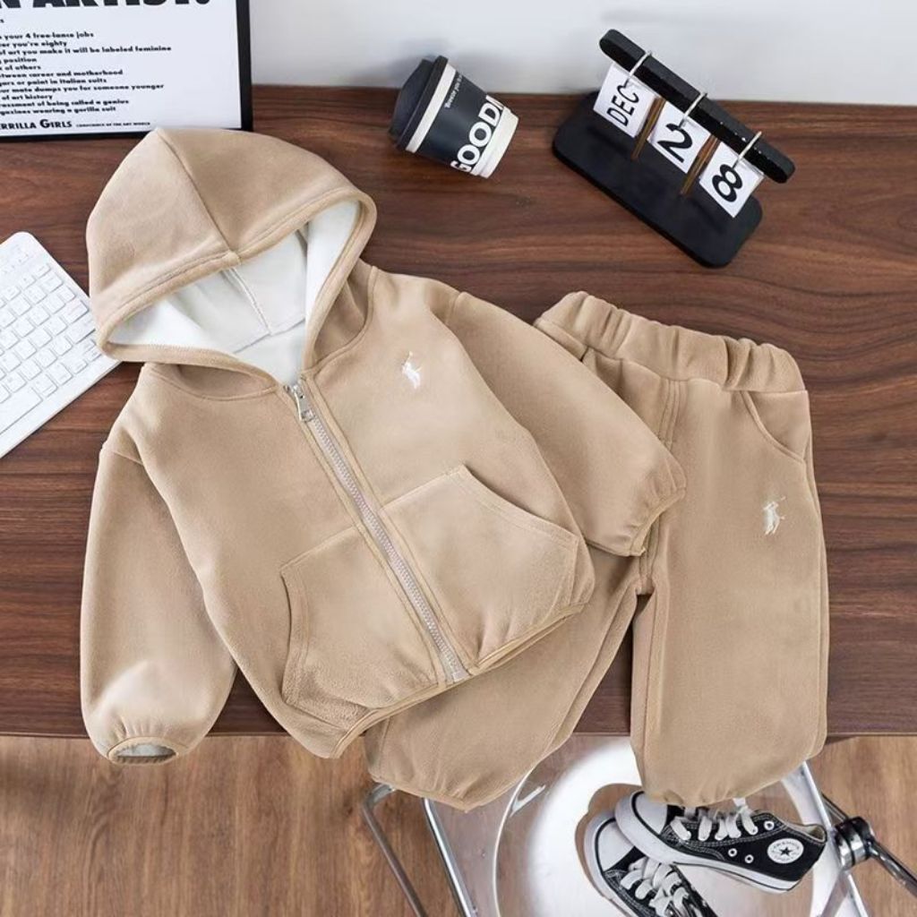 Two-piece Thickened Set For Warmth