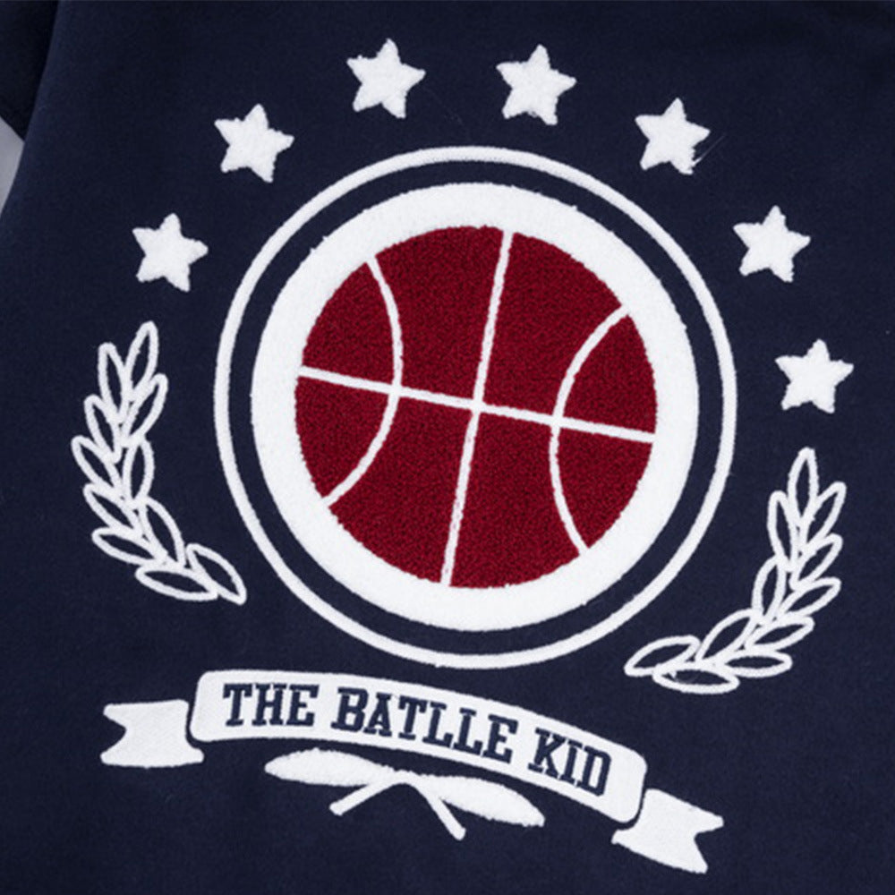 Men's Baseball Jacket With Cotton