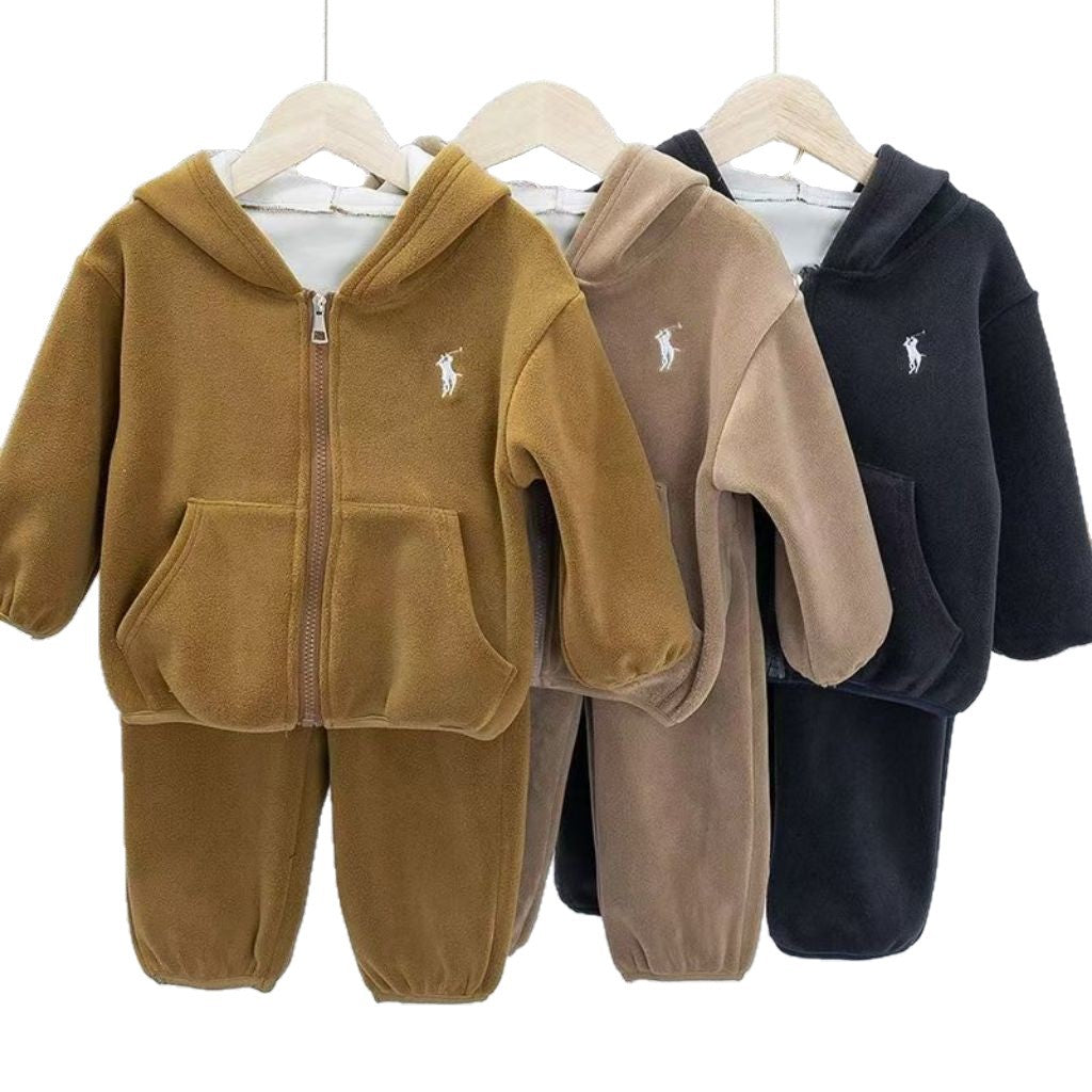 Two-piece Thickened Set For Warmth