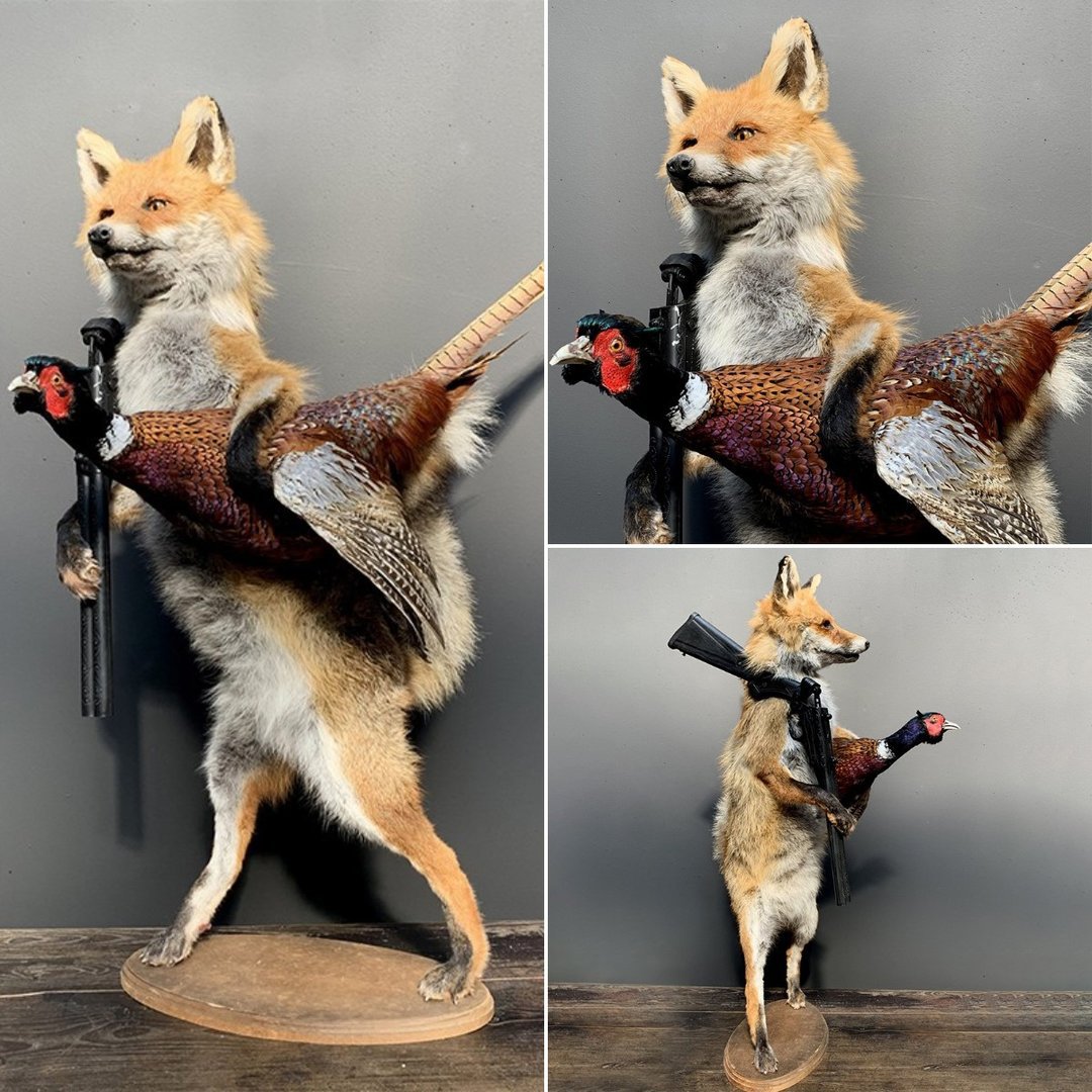 Creative Resin Animal Hunter Ornament Valentine's Day Gift
