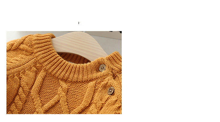 Girl's Baby Sweater Finished Hand-knitted