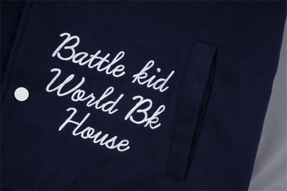 Men's Baseball Jacket With Cotton