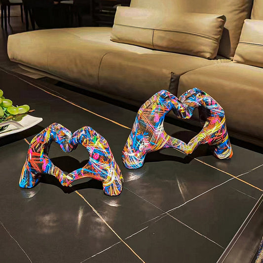 Graffiti Love Gesture Decoration Home Living Room Office