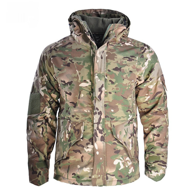 Outdoor Windproof Camouflage Men's Tactical Fleece Jacket