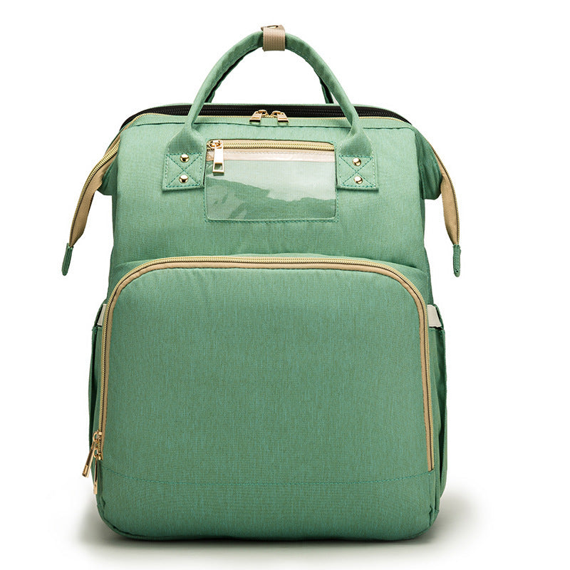 Компактный складной рюкзак-кроватка для детской кроватки с USB-портом.