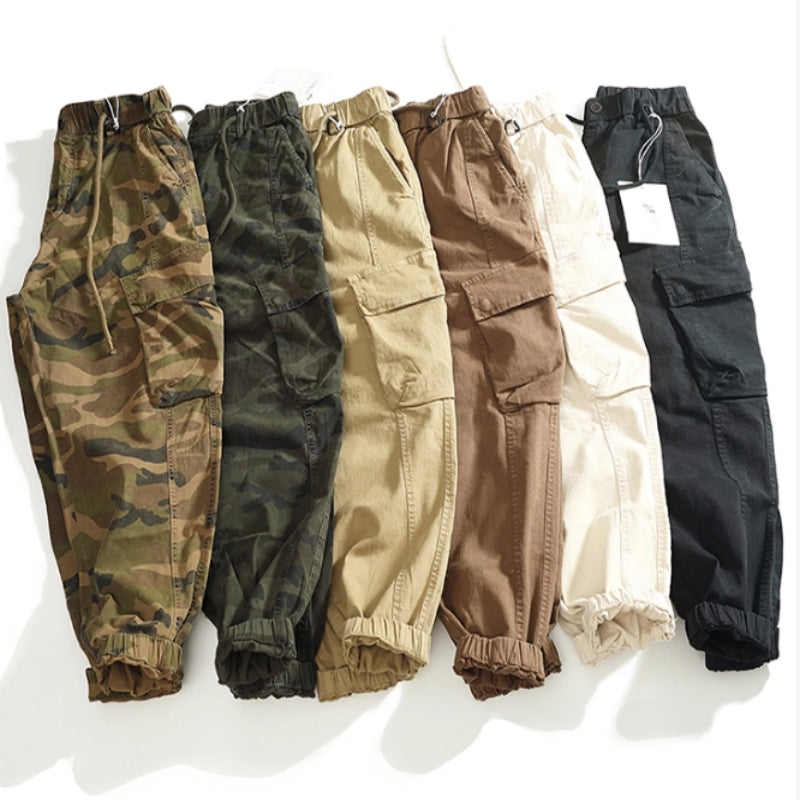 Grunge Utility Stretch Cargo Pants