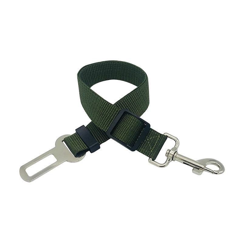 Adjustable Retractable Pet Car Seat Belt – Safety Harness for Dogs & Cats, Universal Vehicle Restraint for Travel