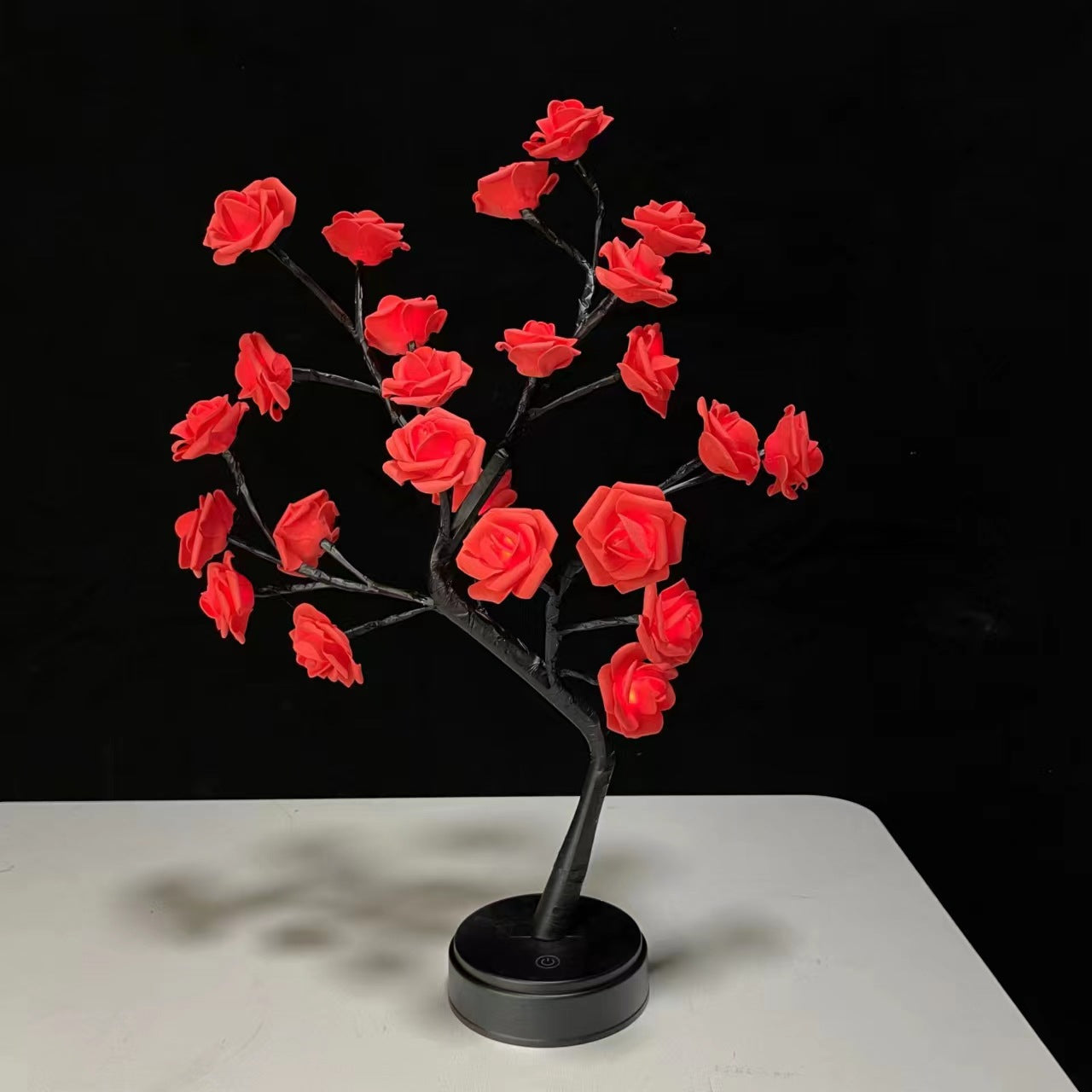 New LED Rose Tree Lamp Touch Screen Small Desk Lamp