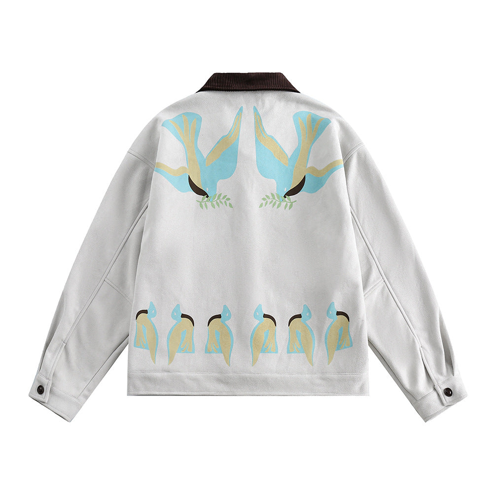 Stitching Contrast Color Jacket Women