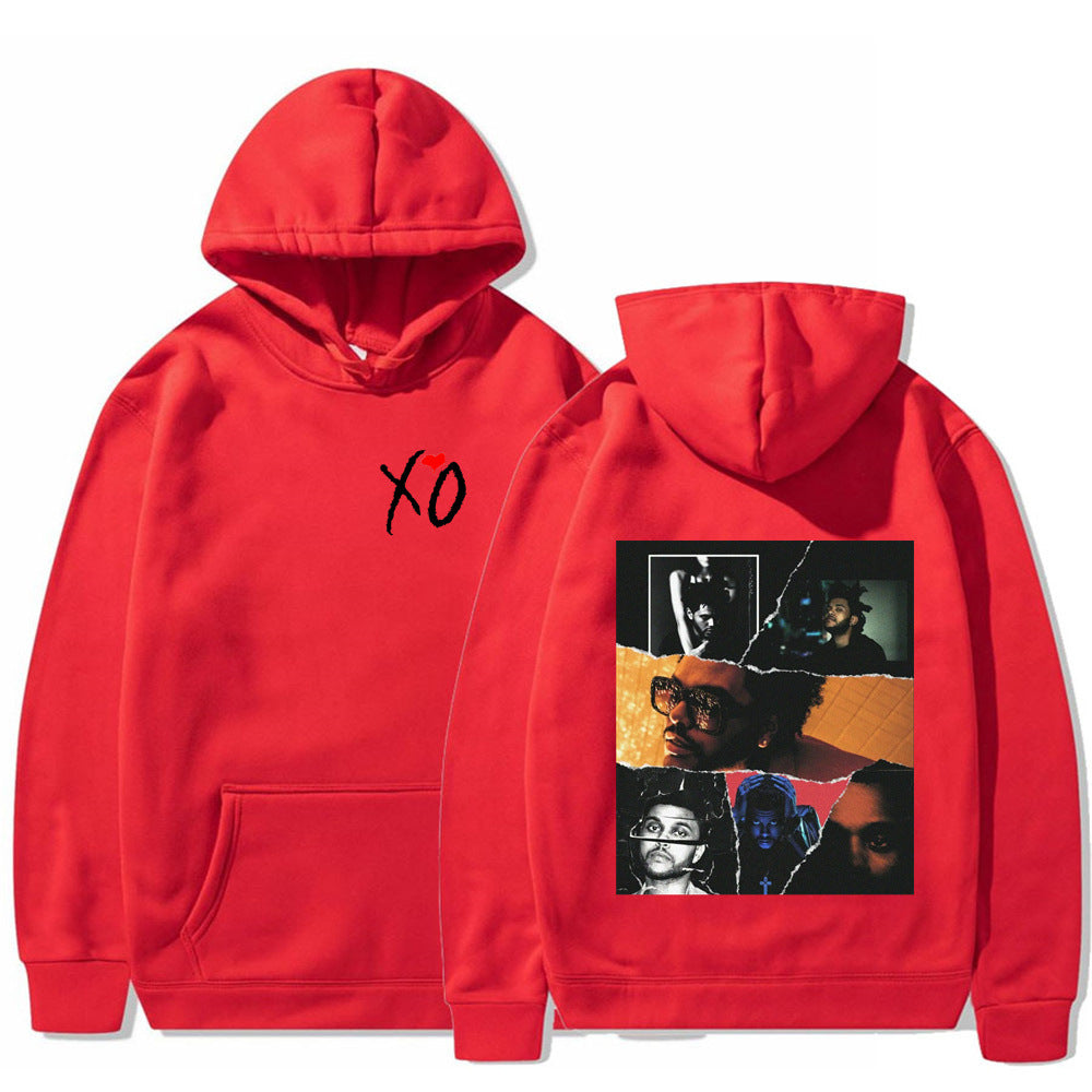 Fashionable Retro The Weeknd Hoodie – Graphic After Print Sweatshirt