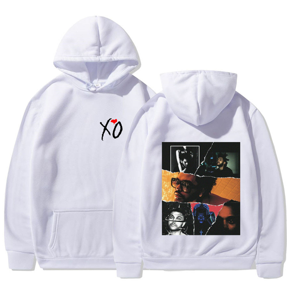 Fashionable Retro The Weeknd Hoodie – Graphic After Print Sweatshirt