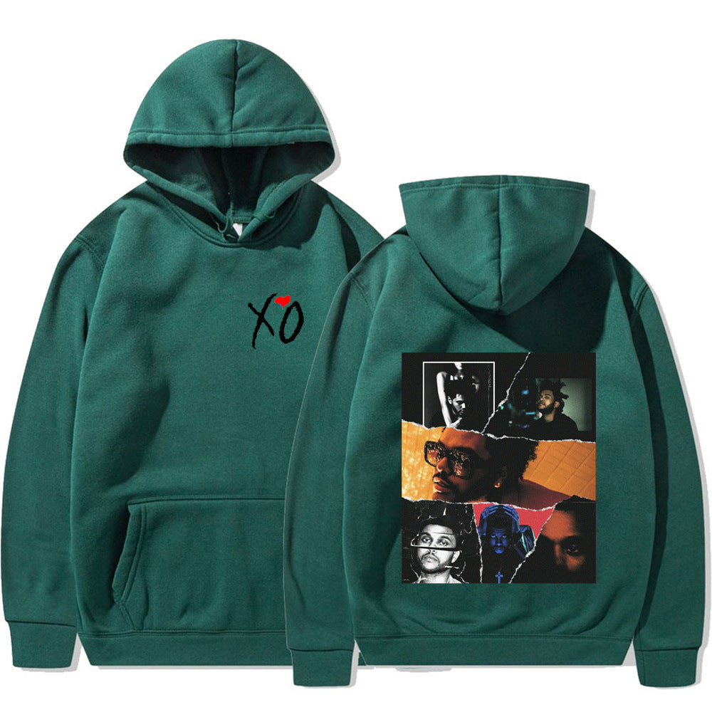 Fashionable Retro The Weeknd Hoodie – Graphic After Print Sweatshirt